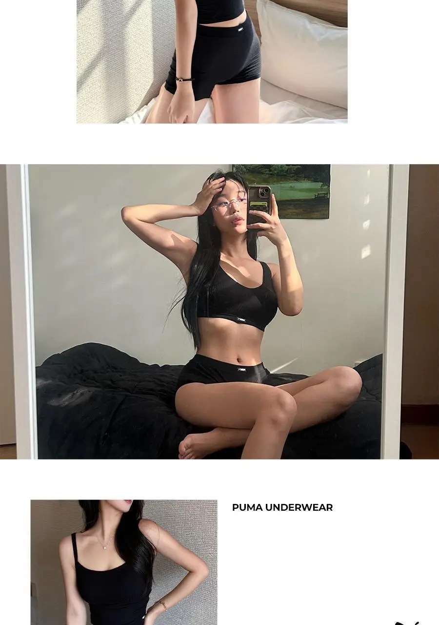 [편안착붙] 푸마 여성 레이온 골지 브라팬티 8종세트 상세페이지 26